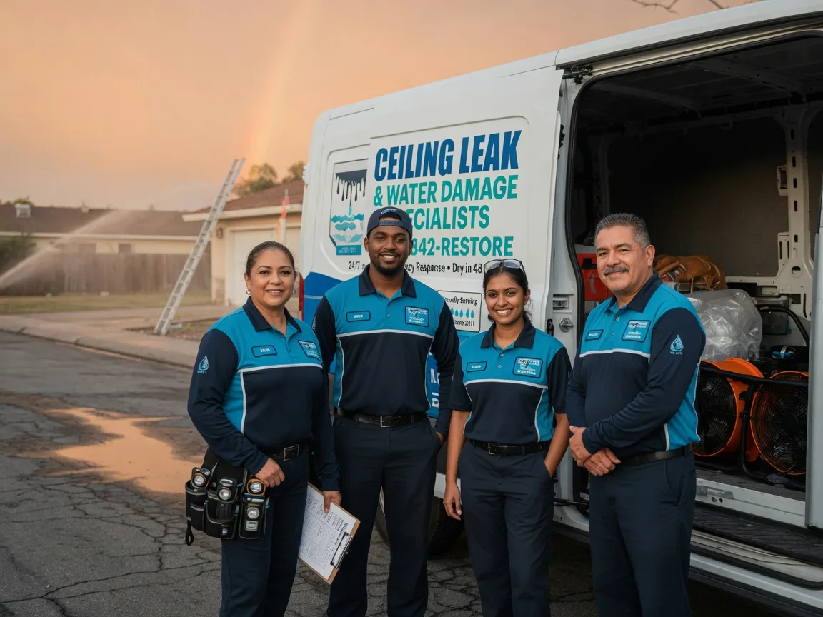 Ceiling Leak Cleanup company in East Berkshire, VT